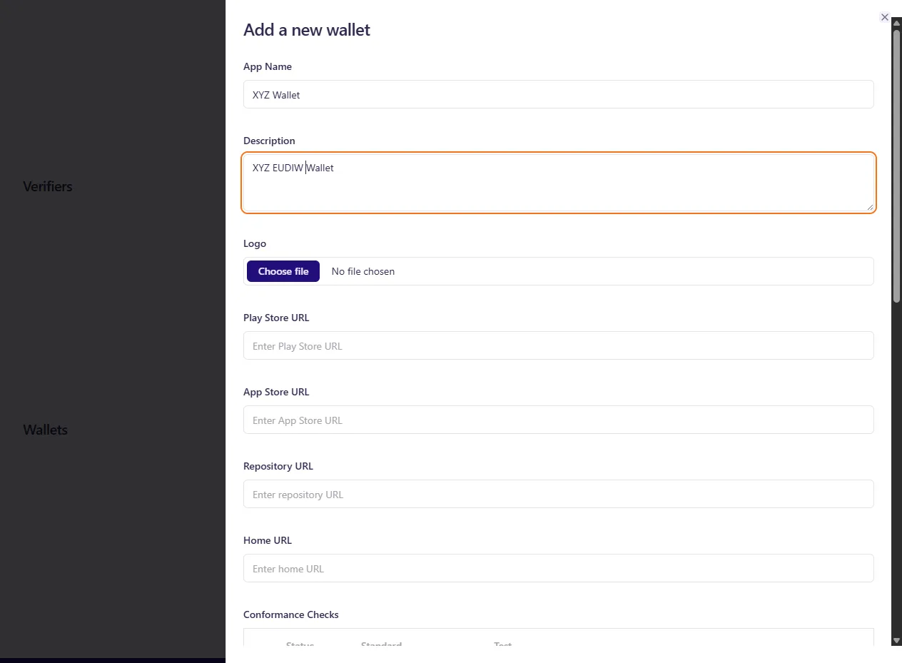 credimiDevDashboardAddWallet
