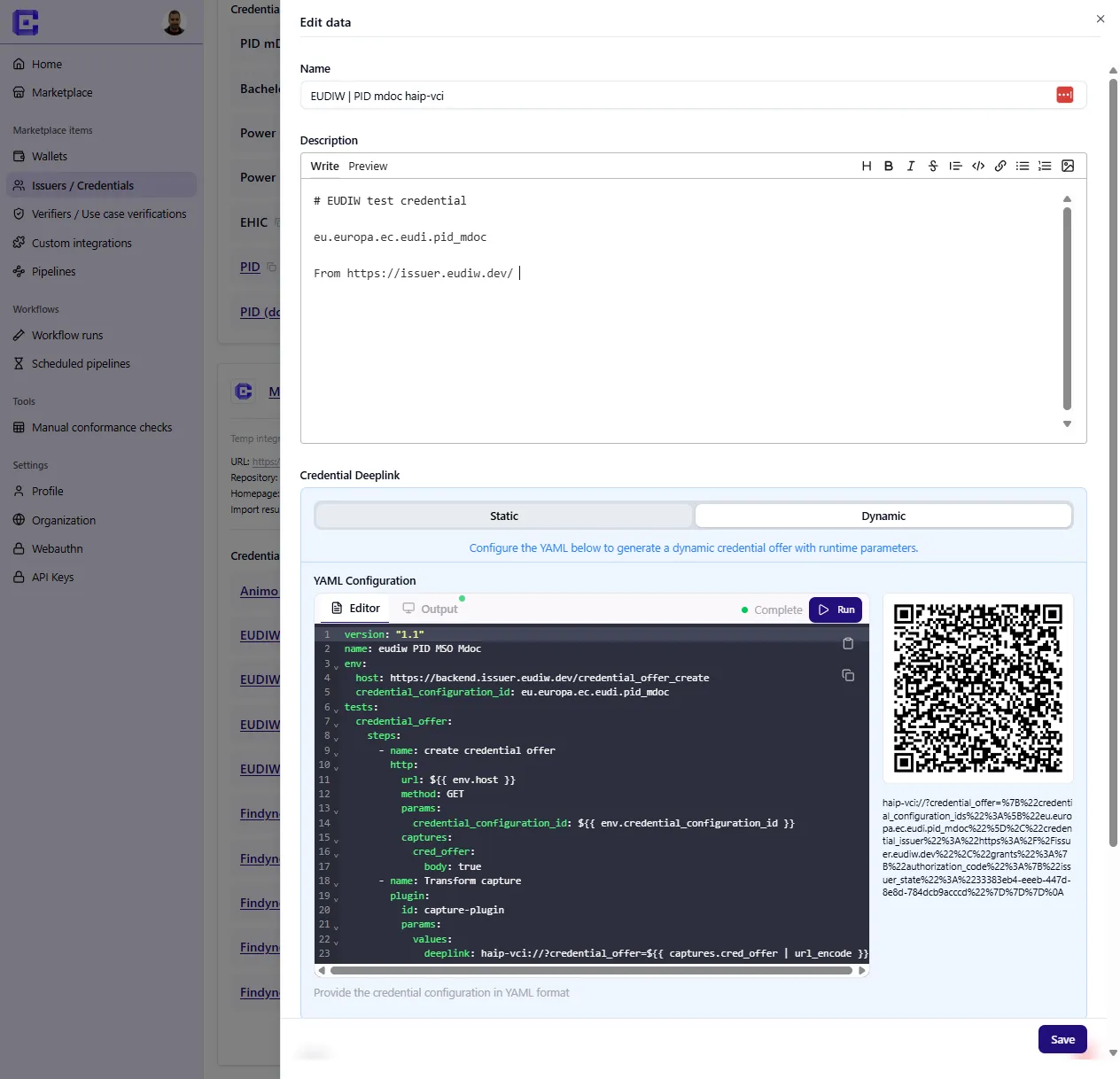 StepCI editor