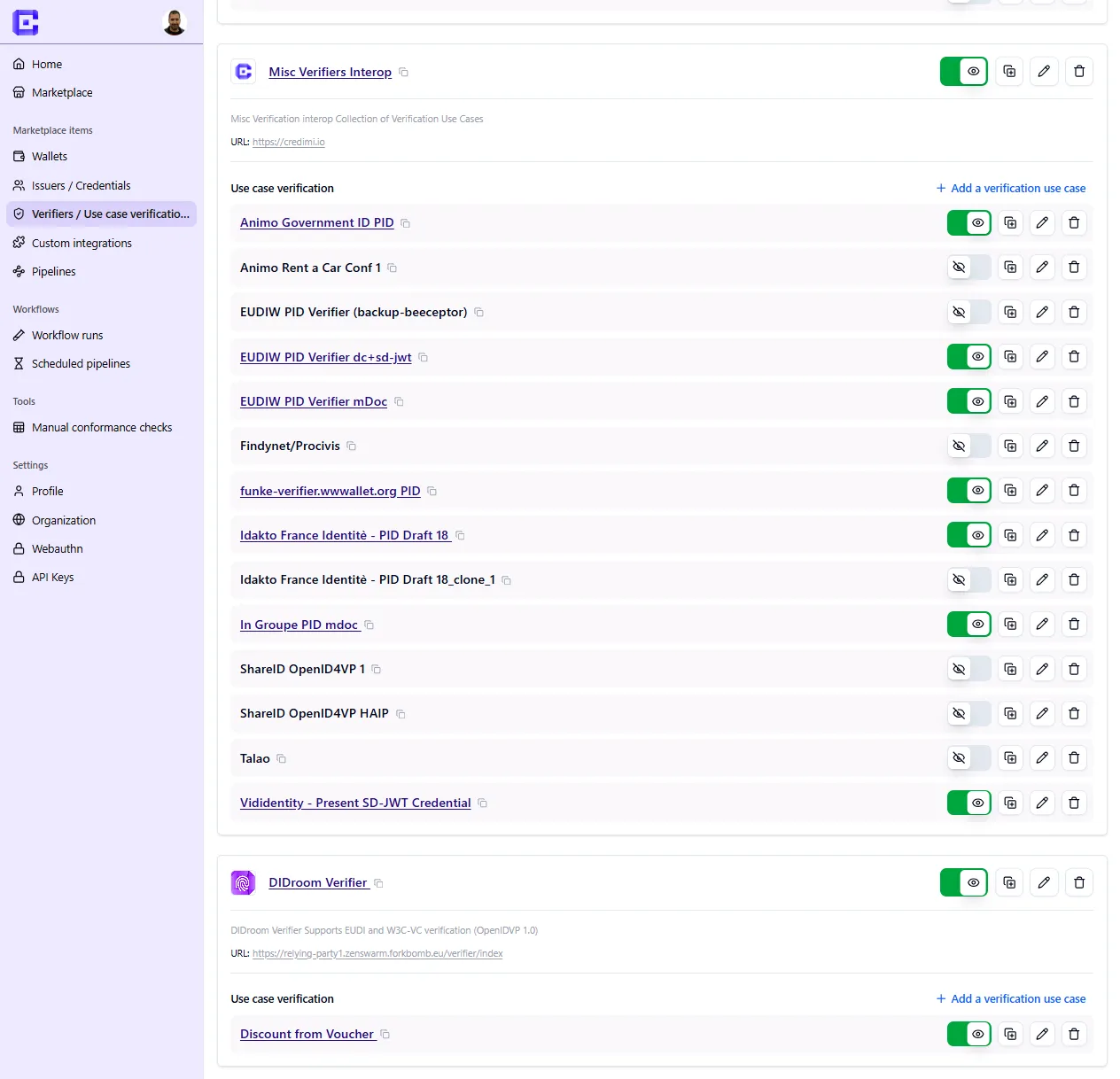 Verifier editor