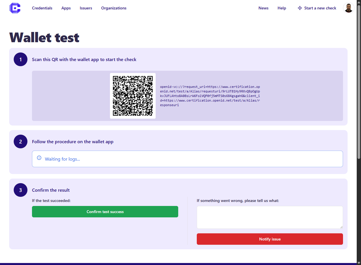 credimiChecksWalletTest